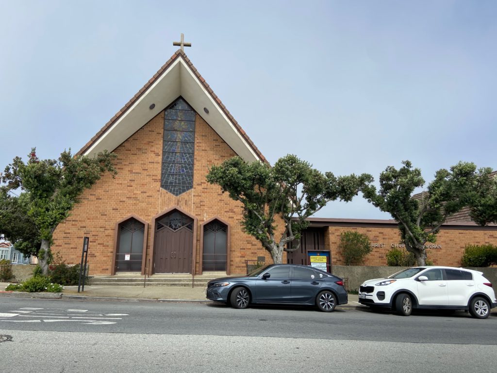 Outside front of Christ Church